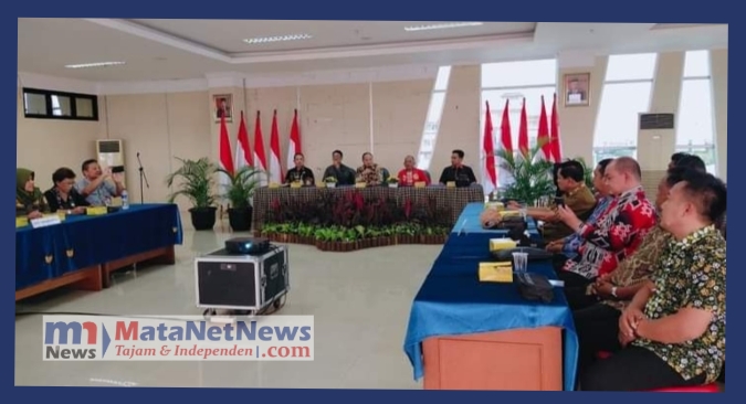 Ketgam, Tanpak Suasana Kunjungan Kerja DPRD Bersama Pemerintah Kabupaten Kolaka (Foto Red)